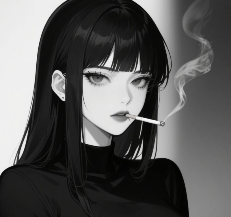 cute bad girl dp pic