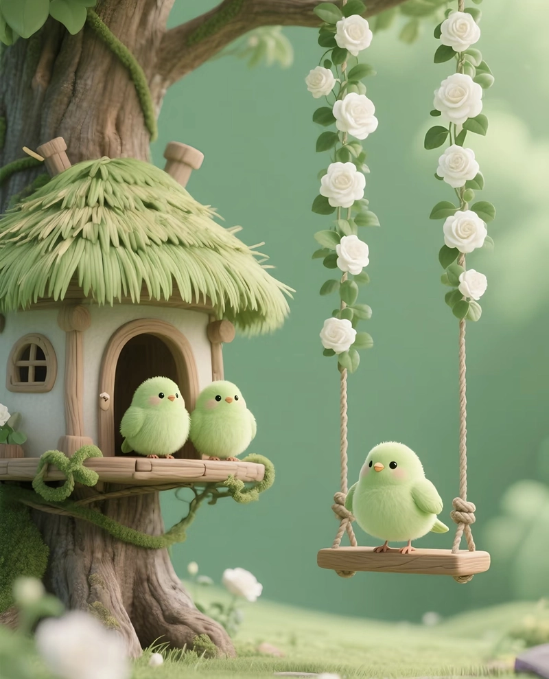 cute birds pic for dp