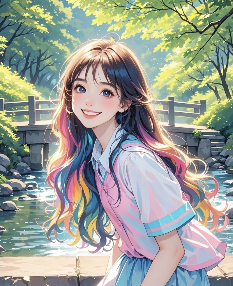 cute cartoon girl images for facebook