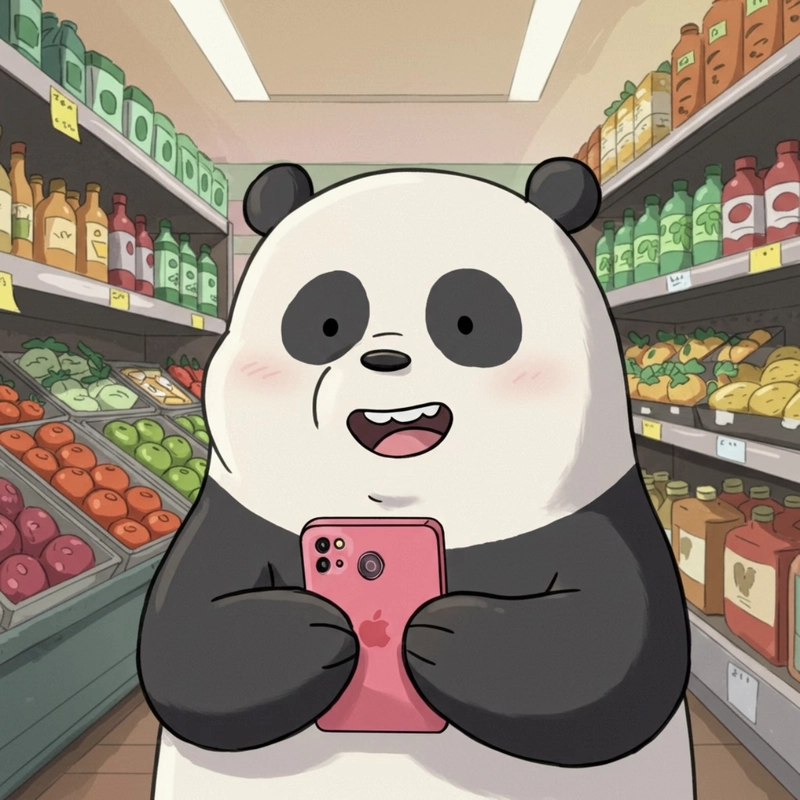 cute cartoons dp panda