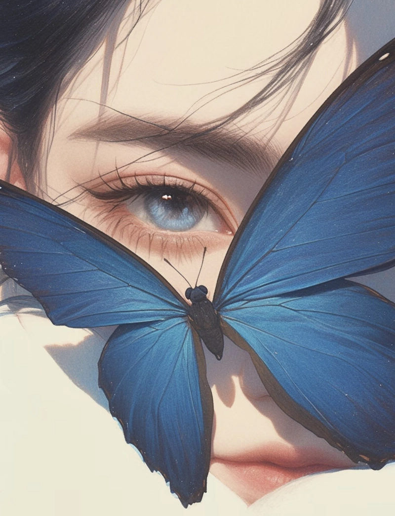 cute dp for girls dolls blue eyes