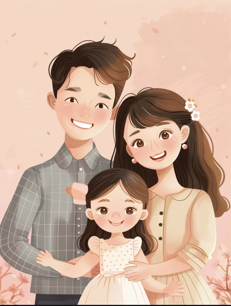 cute family dp