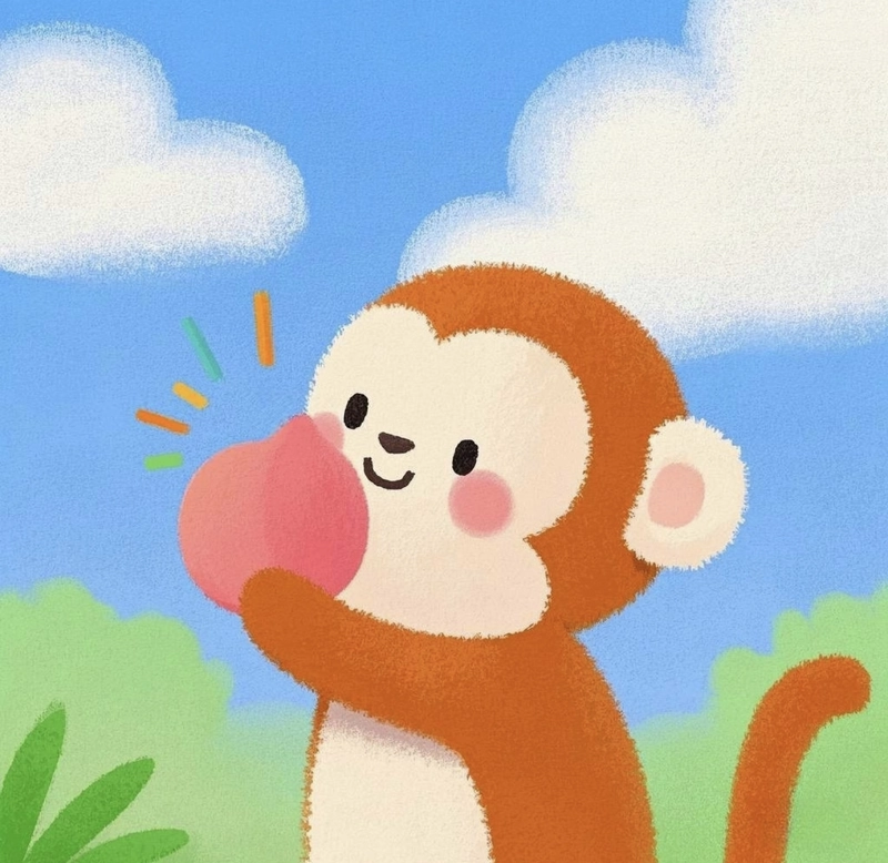 cute monkey dp pic