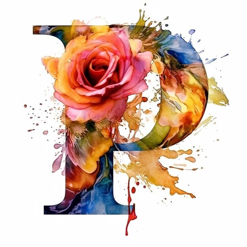 cute p letter whatsapp dp