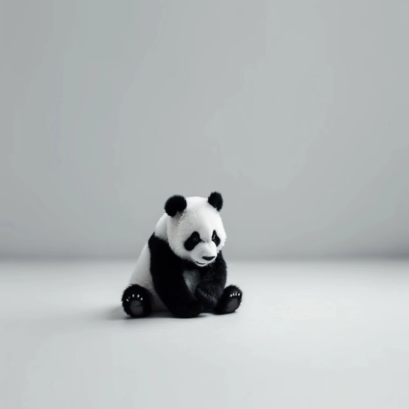 cute panda clipart with pink bow for dp