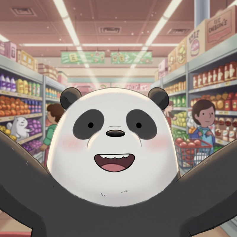 cute panda pic for dp