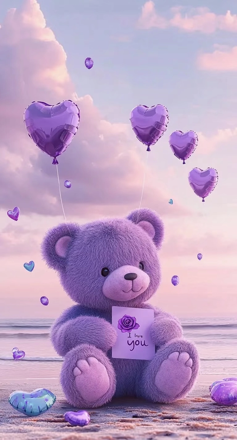 cute purple dp for whatsapp