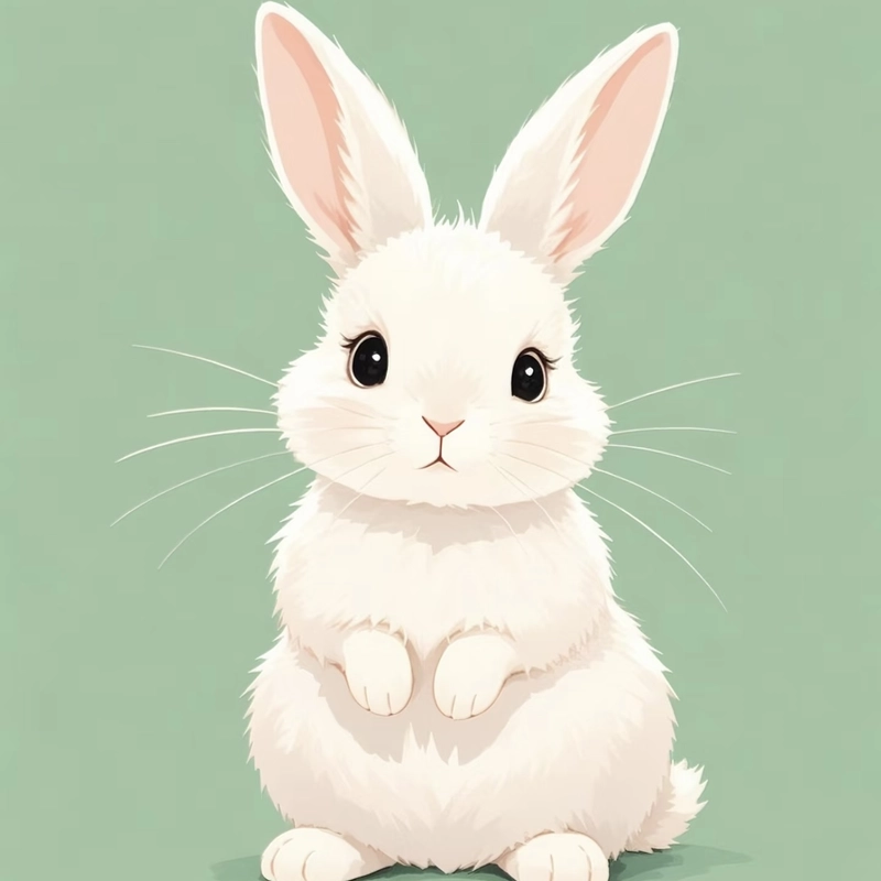 cute rabbit stickers