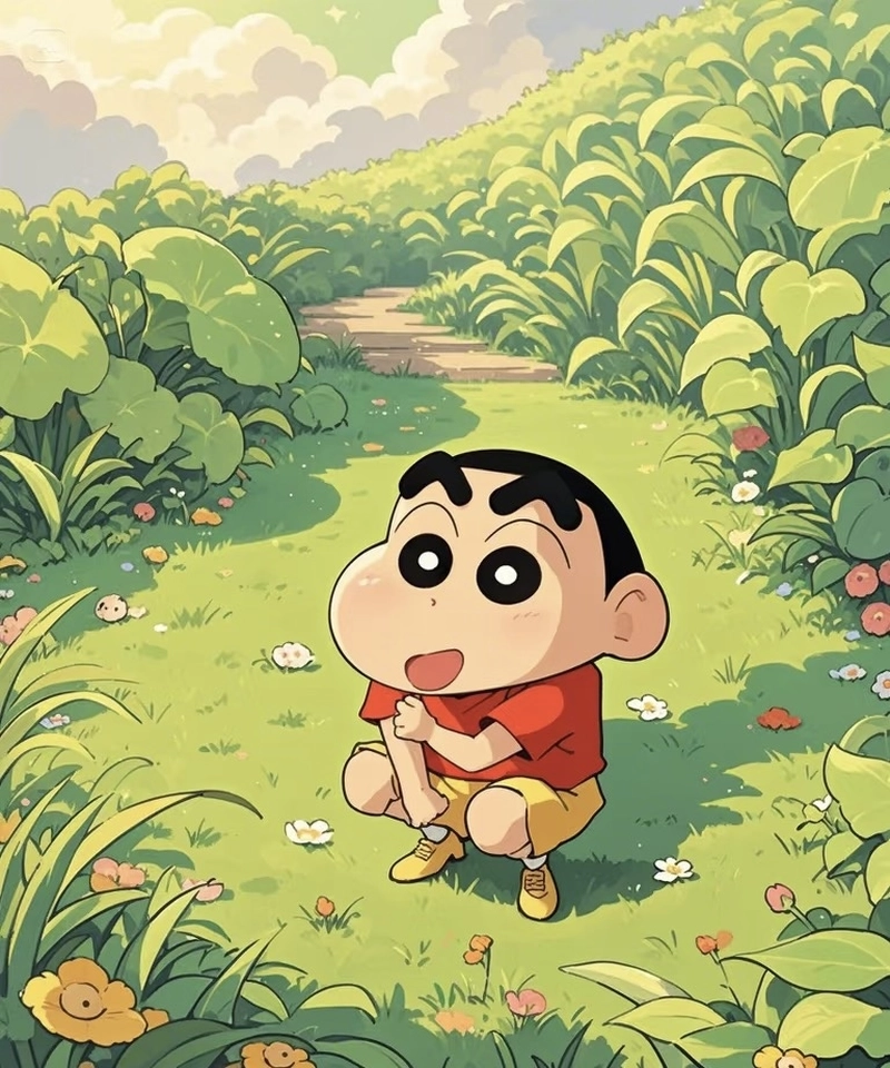 cute shinchan dp