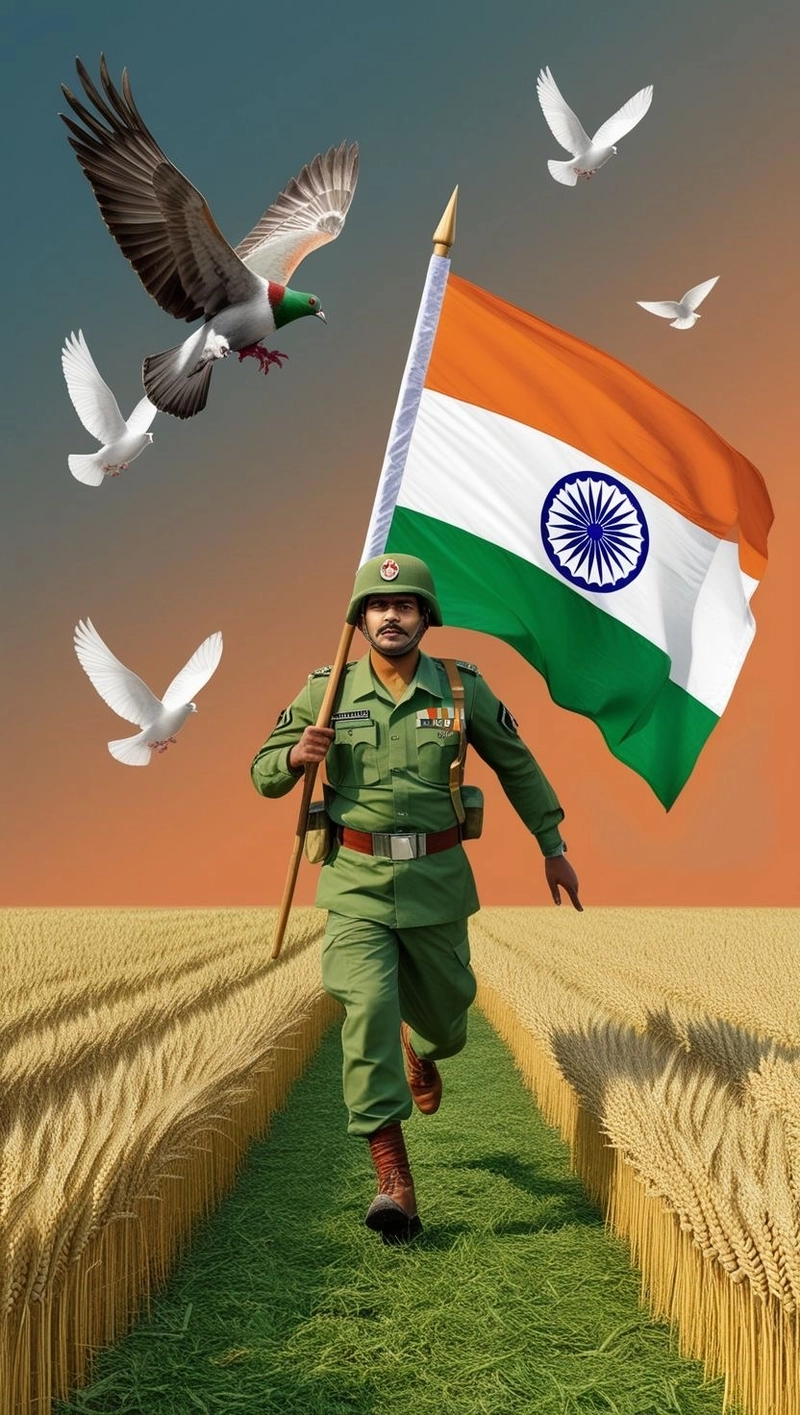 download indian flag dp