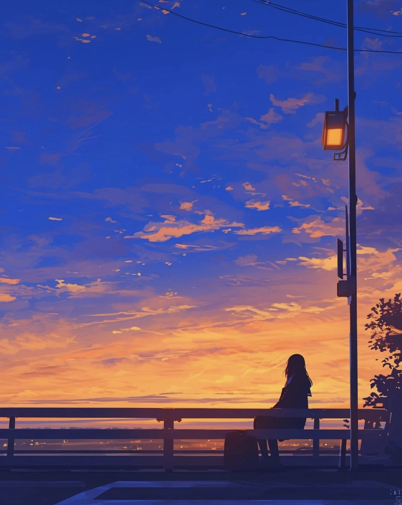 dp alone girl image
