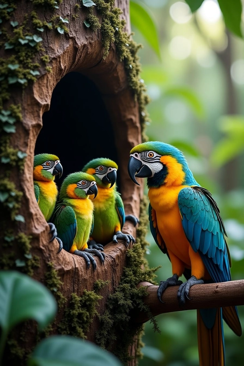 dp cute parrot