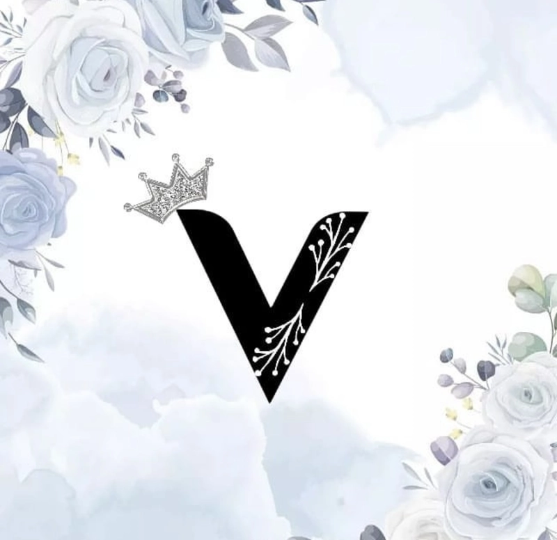 dp for stylish v letter download