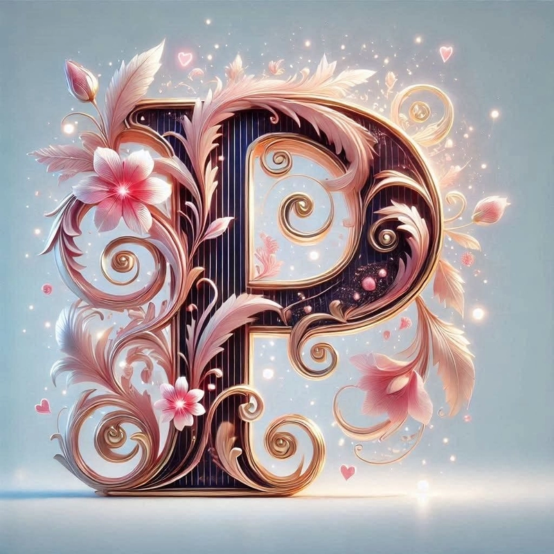 dp for whatsapp p letter