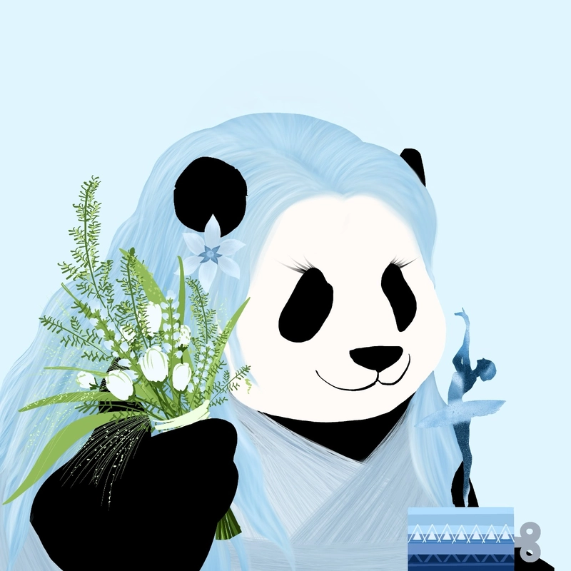 dp panda face reveal