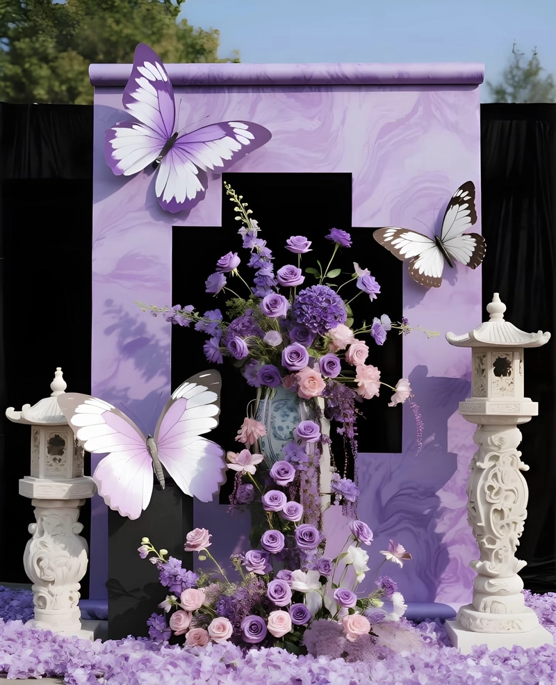 dp whatsapp purple