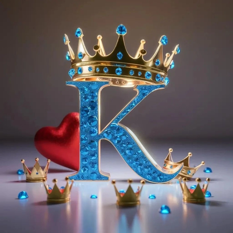 dp with letter k