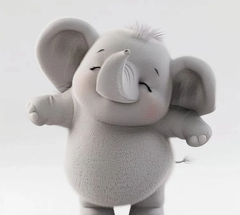 elephant face dp