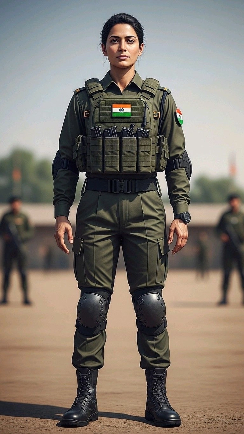 girl attitude army dp