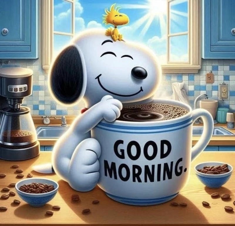 good morning snoopy dp