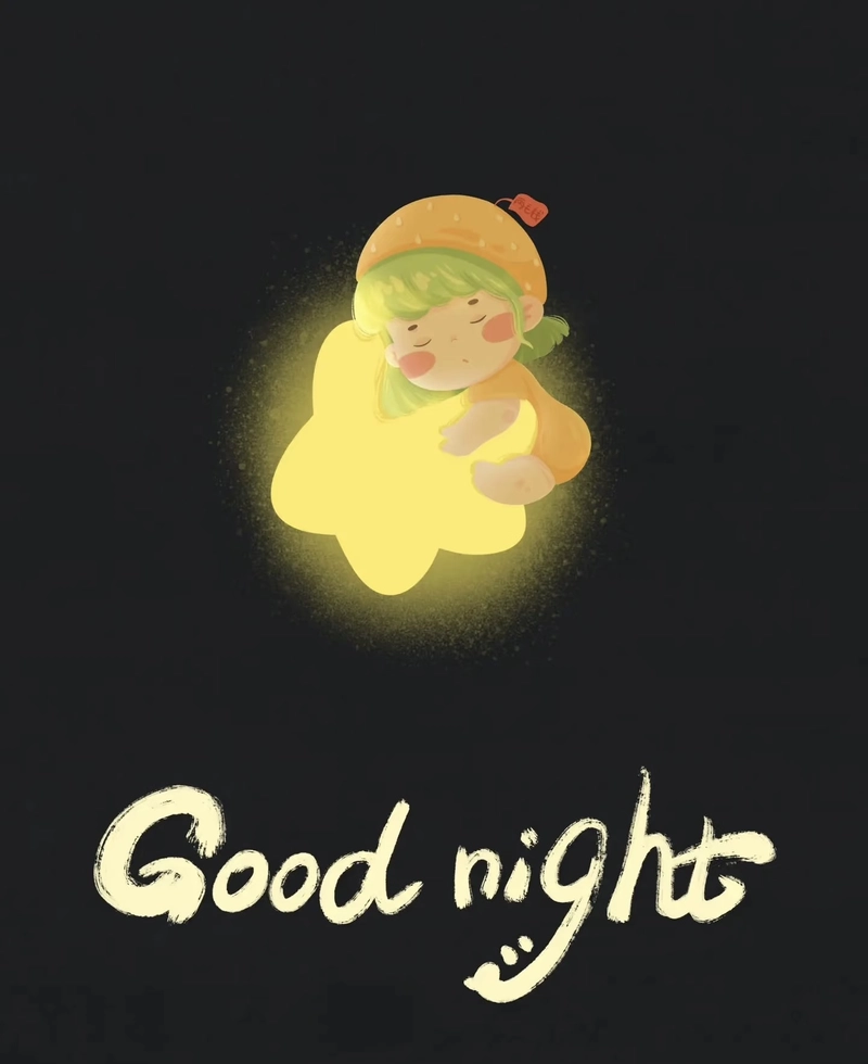 good night images cute baby