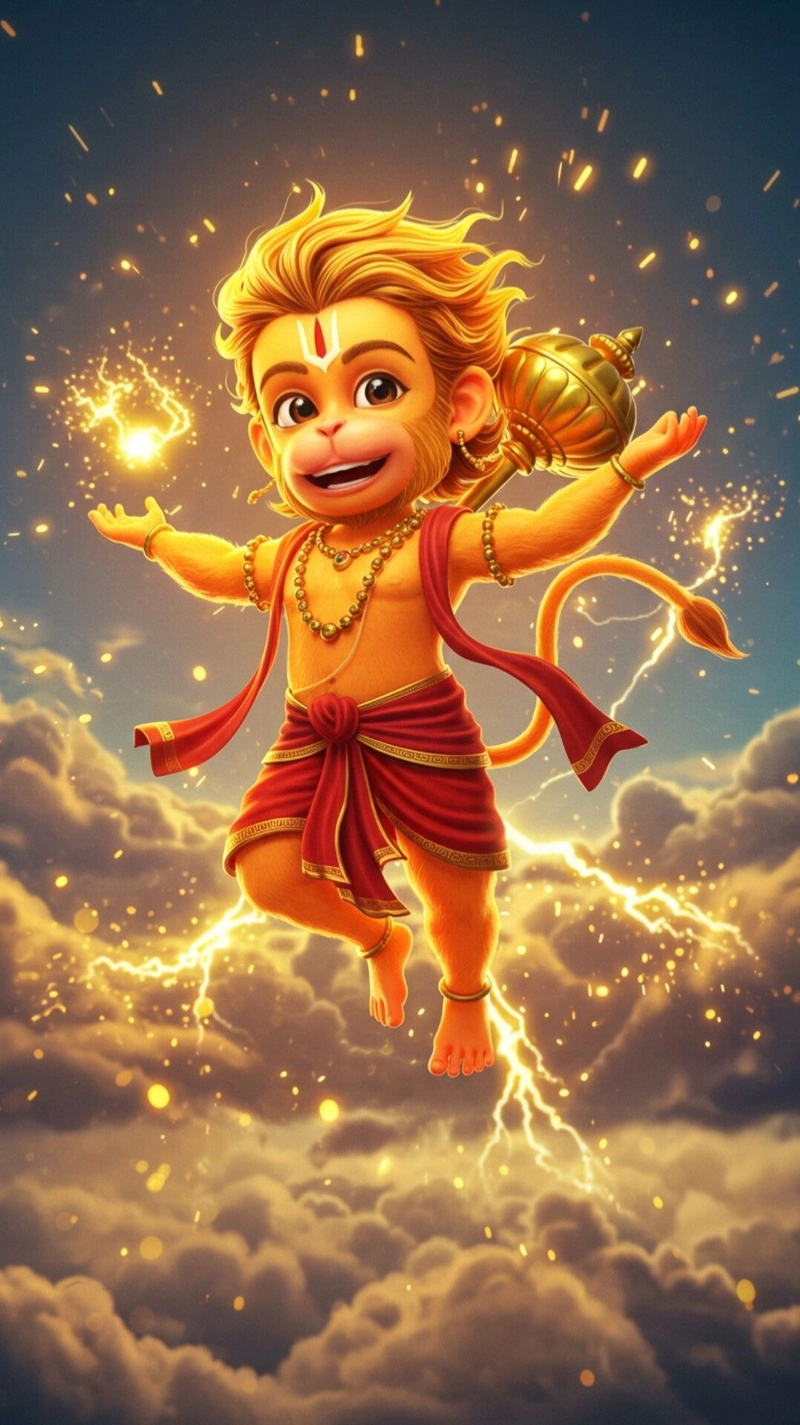 hanuman ji dp black