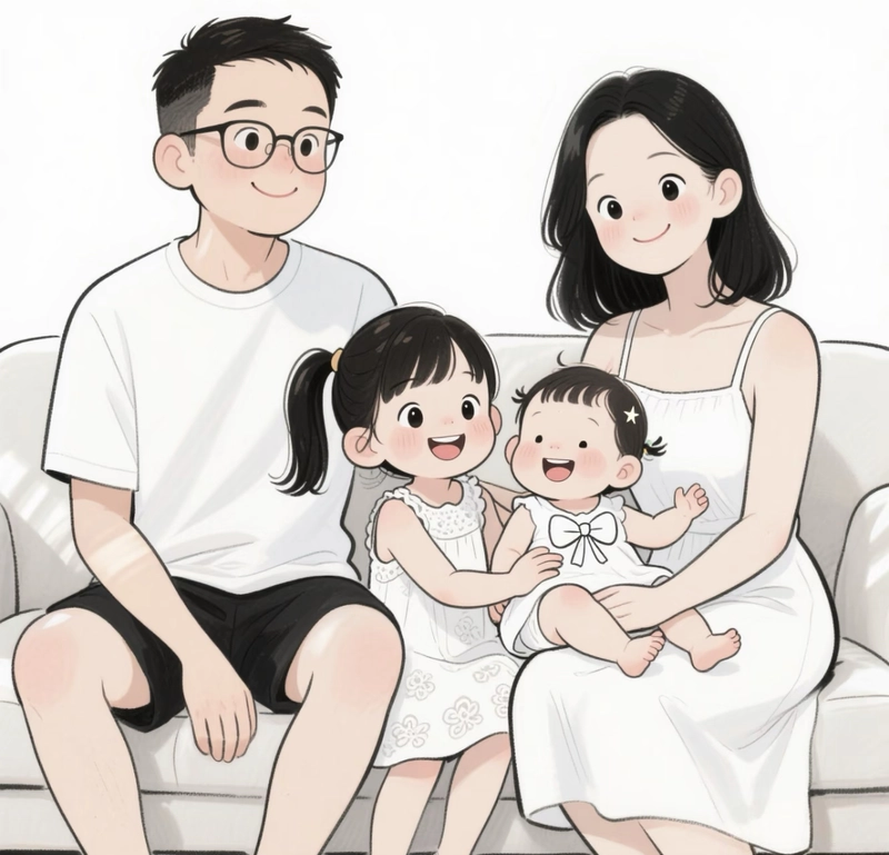 happy family images dp