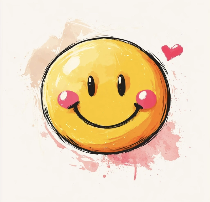 happy mood emoji dp