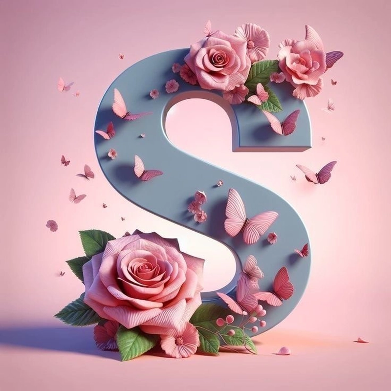 heart stylish s letter dp