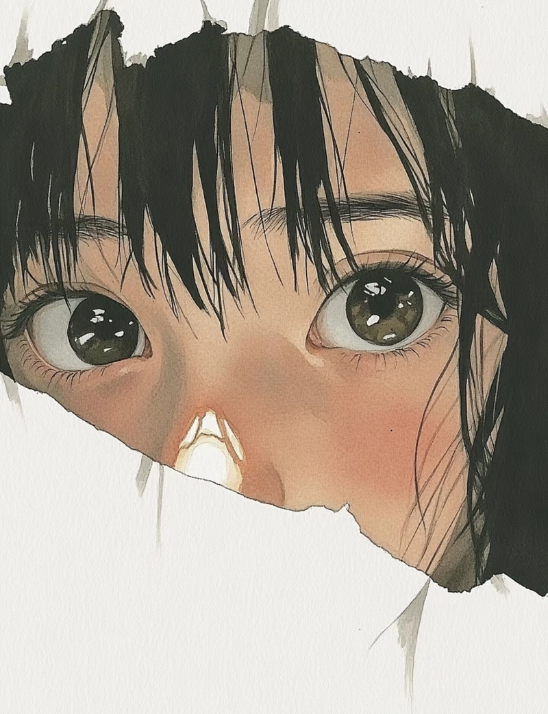 hidden face insta photo