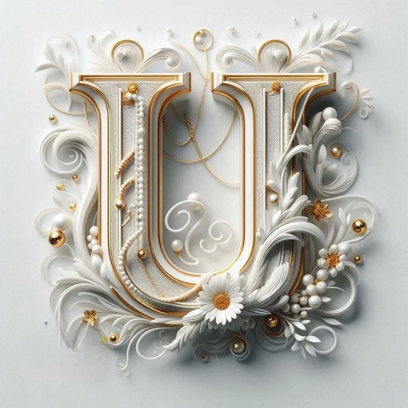 independence day dp of letter u