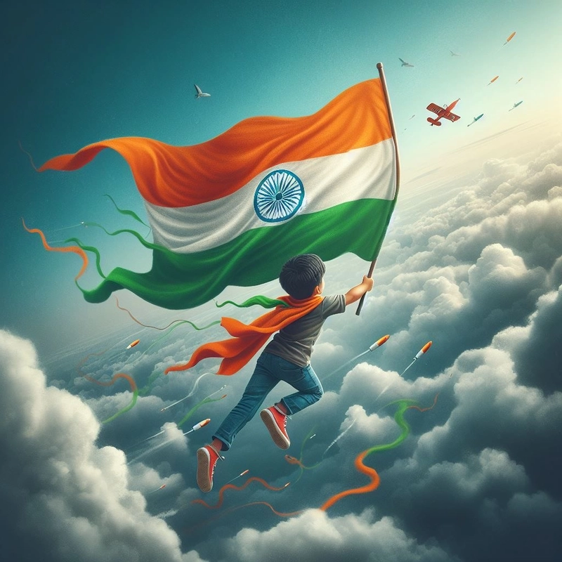 indian flag dp photos