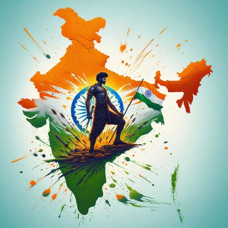 indian flag dp with alphabet