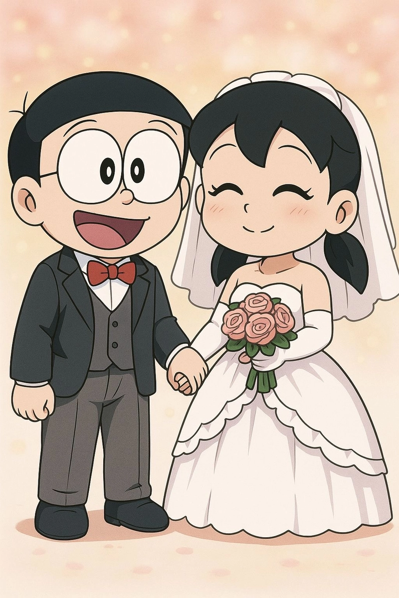 instagram dp nobita and shizuka