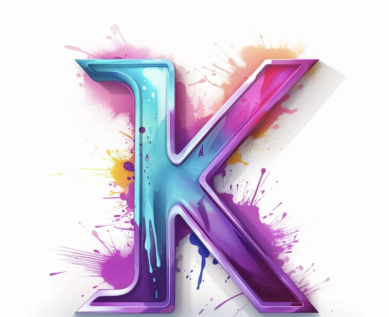k letter whatsapp dp images