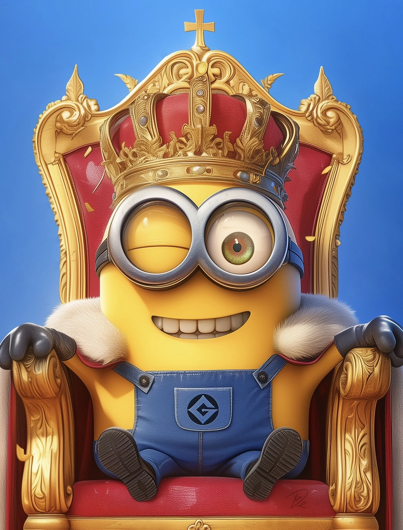 king dp for instagram cartoon