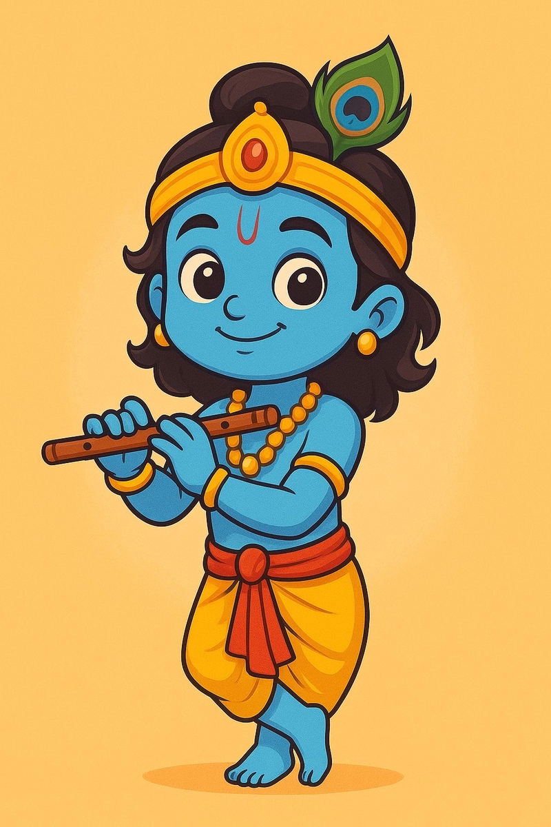 krishna cartoon dp for instagram