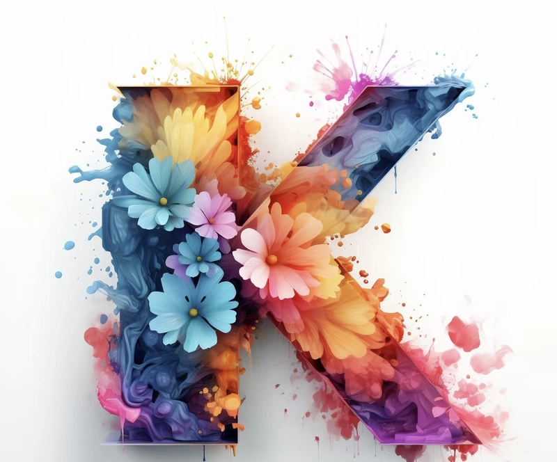 love stylish k name dp