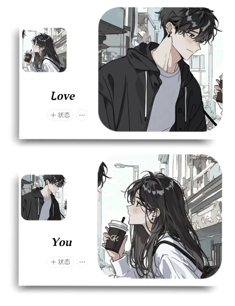 matching icons anime couple dp for instagram