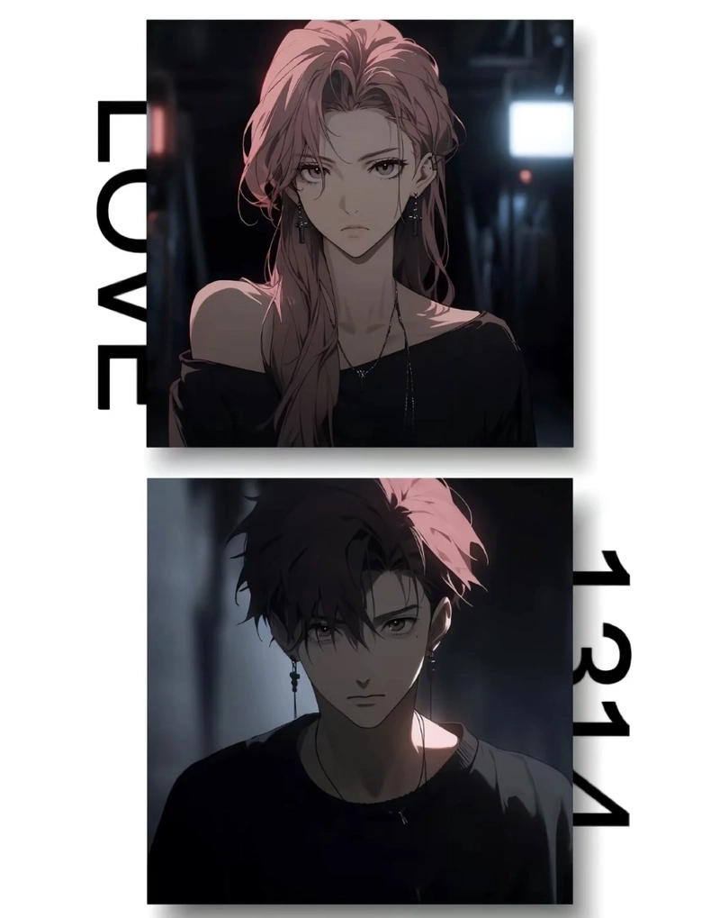 matching pfp cute anime couple dp for instagram
