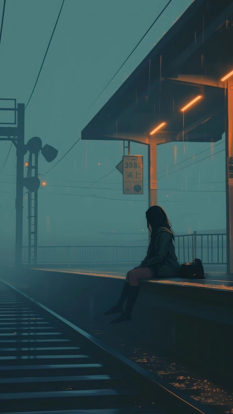 mood off dp girl alone