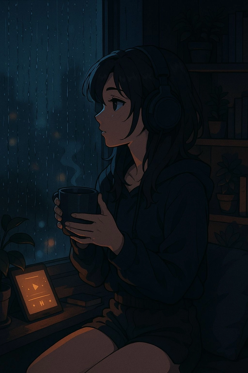 mood off dp girl alone cartoon