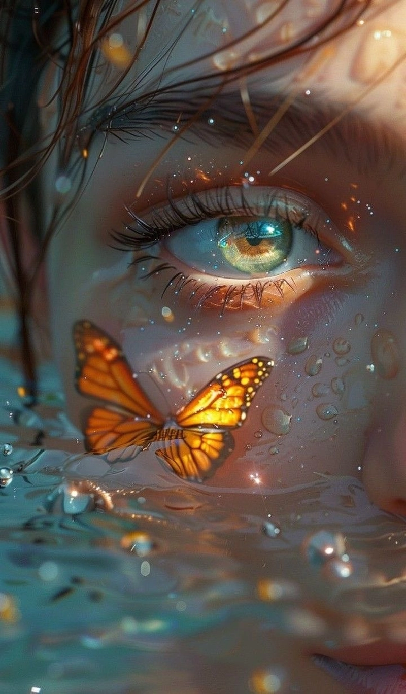 muslim girl eye dp
