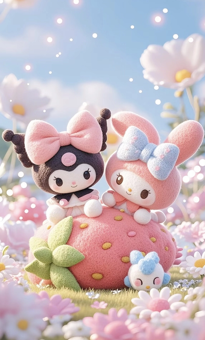 my melody and kuromi pfp