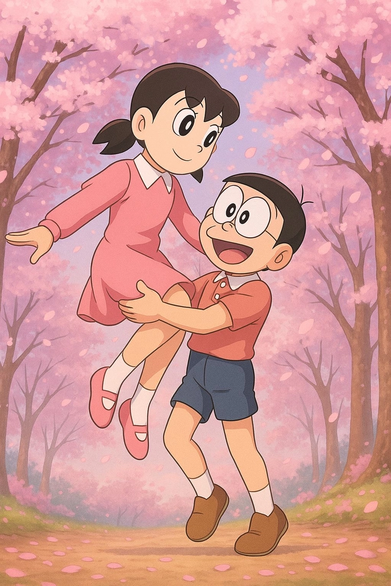 nobita and shizuka dp for instagram