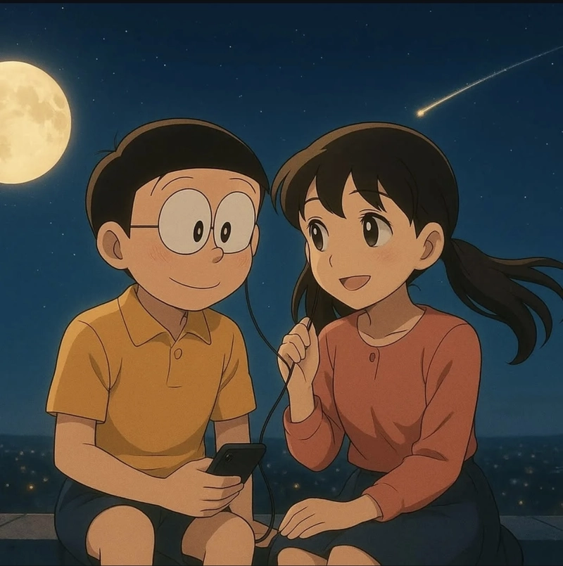 nobita shizuka couple pic dp