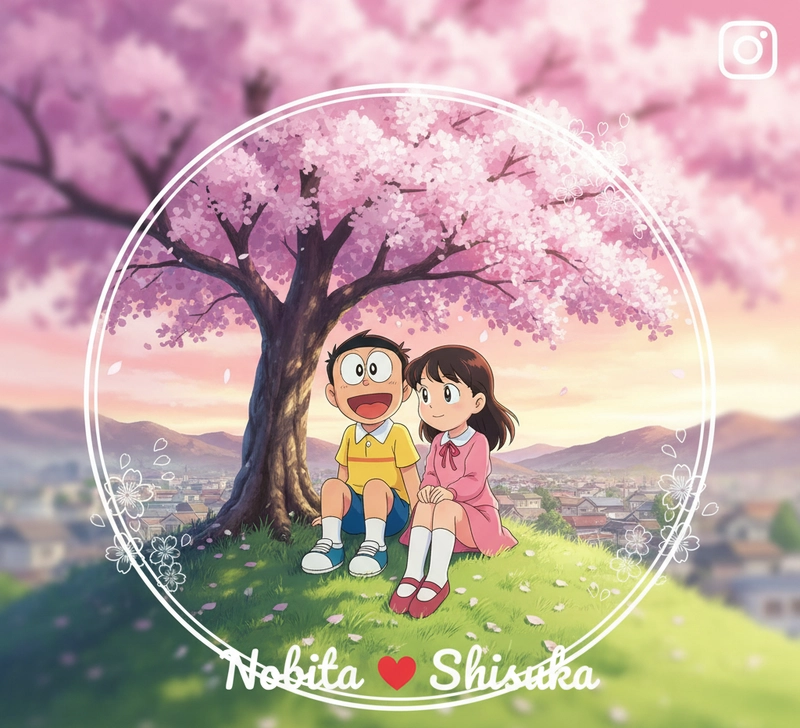 nobita shizuka dp instagram pic