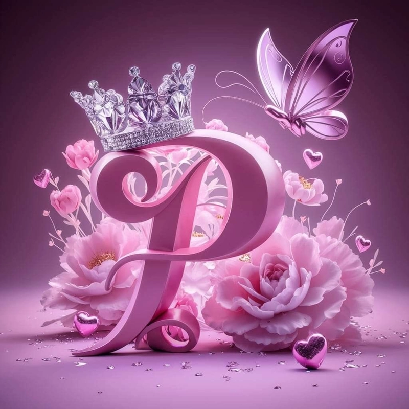 p letter whatsapp dp