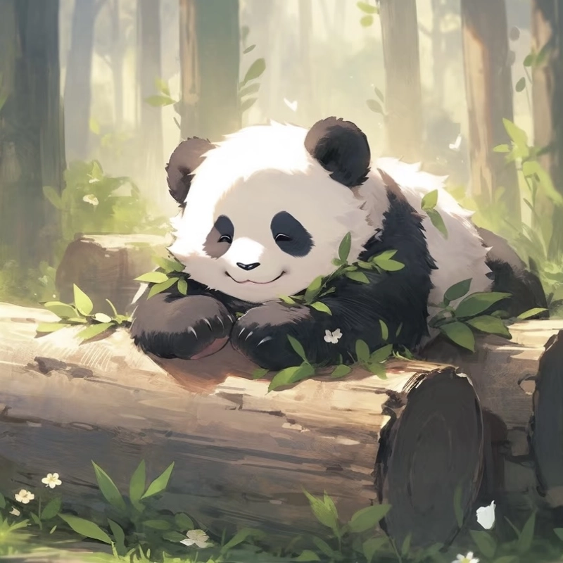 panda cartoon dp