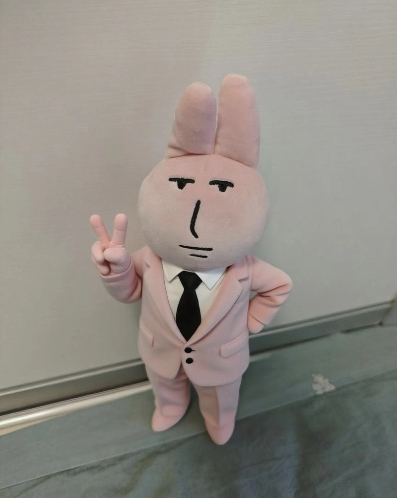 pink stylish cute rabbit dp